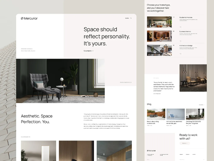 Mockup de site web moderne réalisé par l’agence Eclipsed