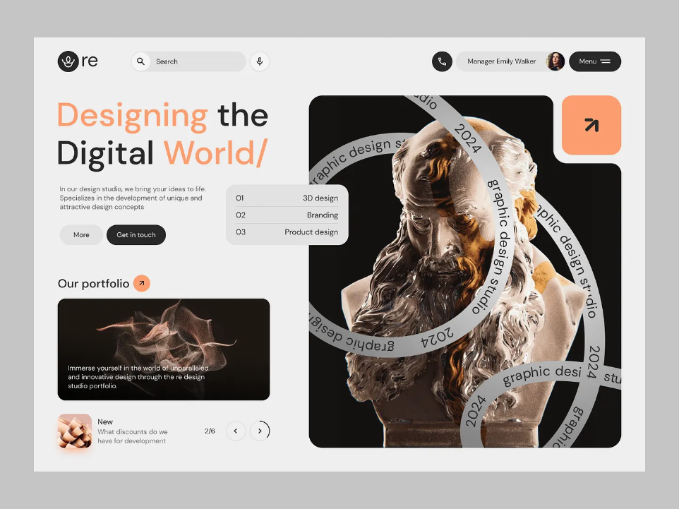 Projet de branding digital et identité visuelle